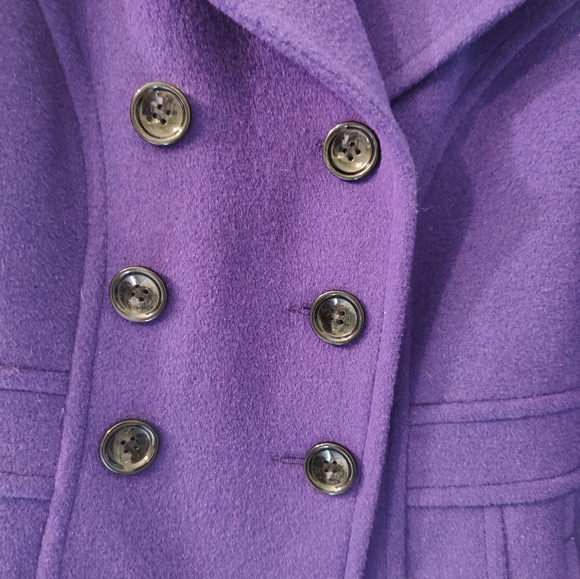 St.John’s Bay Women's Cashmere Blend Pea Coat Size S - Picture 3 of 10